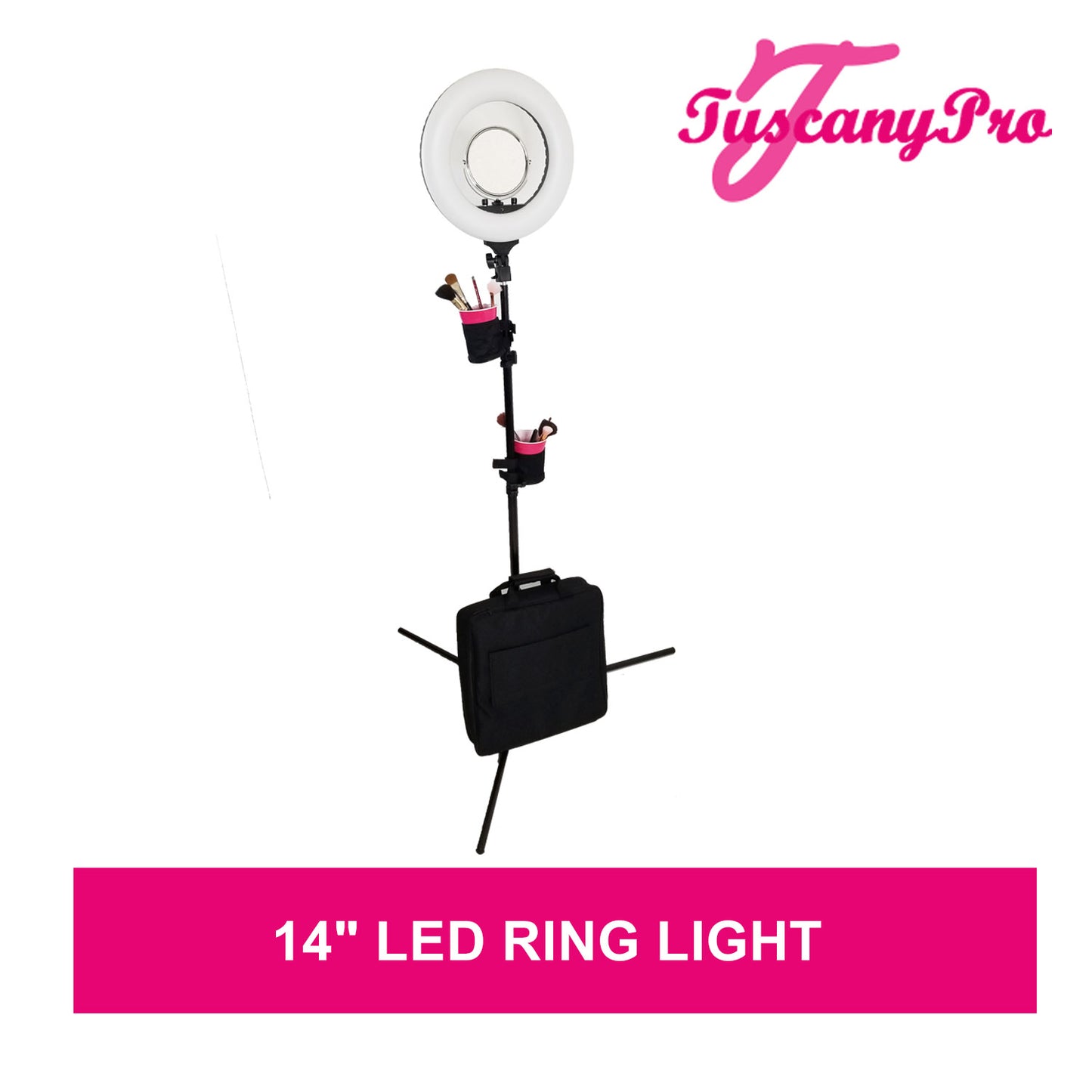 14 Inch LED Ring Light with Stand & Carry Bag