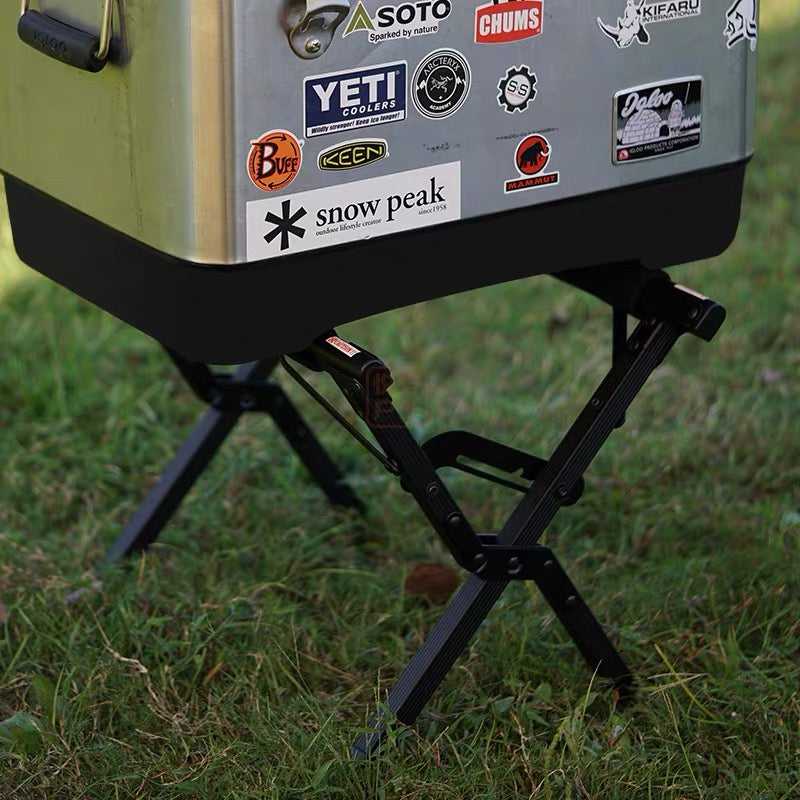 Folding Cooler Stand Frame with Carry Bag