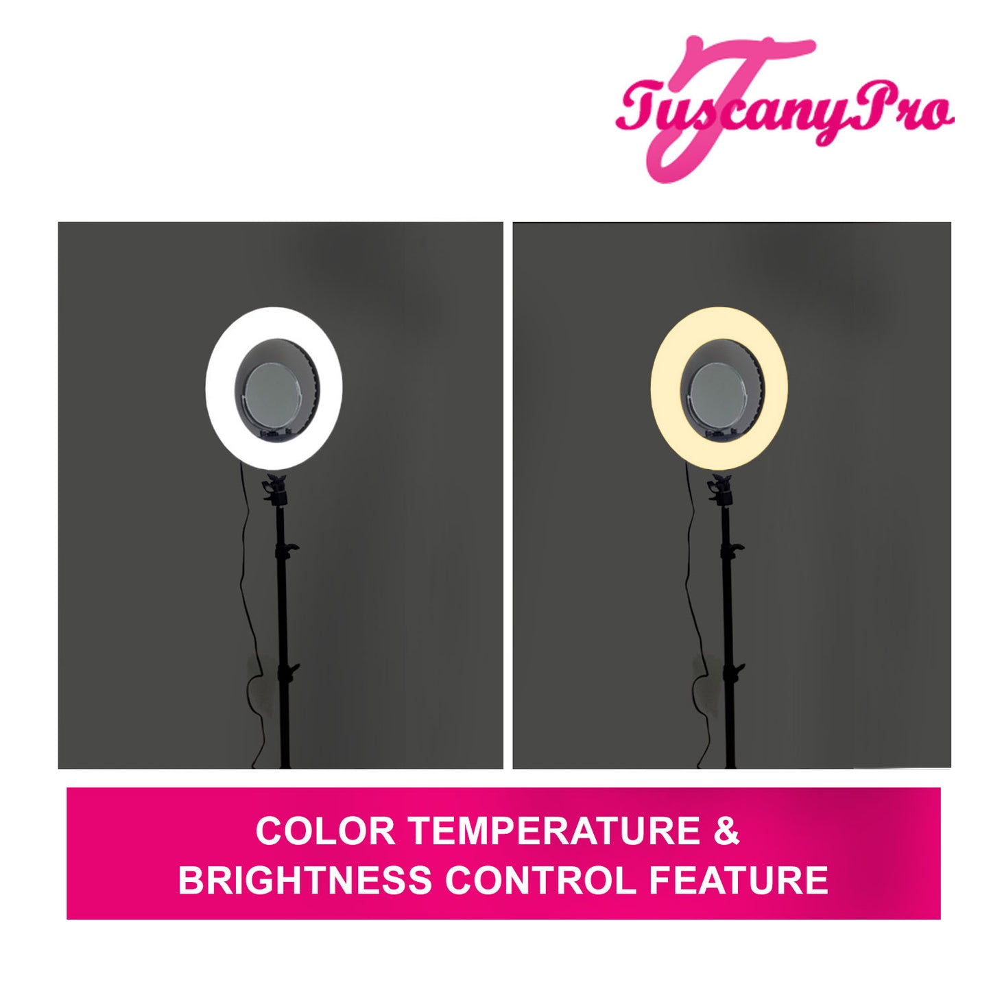 14 Inch LED Ring Light with Stand & Carry Bag